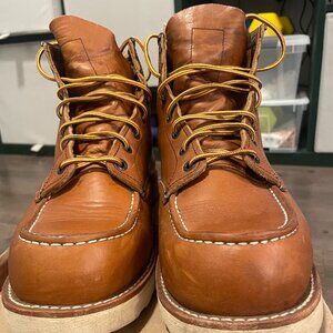 RED WING MOC TOE 875 BOOTS 10 EE ORO LEGACY